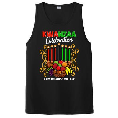 Kwanzaa Celebration I Am Because We Are Happy Kwanzaa PosiCharge Competitor Tank