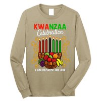 Kwanzaa Celebration I Am Because We Are Happy Kwanzaa Long Sleeve Shirt