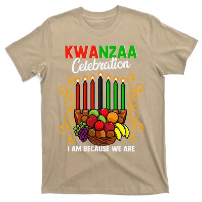 Kwanzaa Celebration I Am Because We Are Happy Kwanzaa T-Shirt