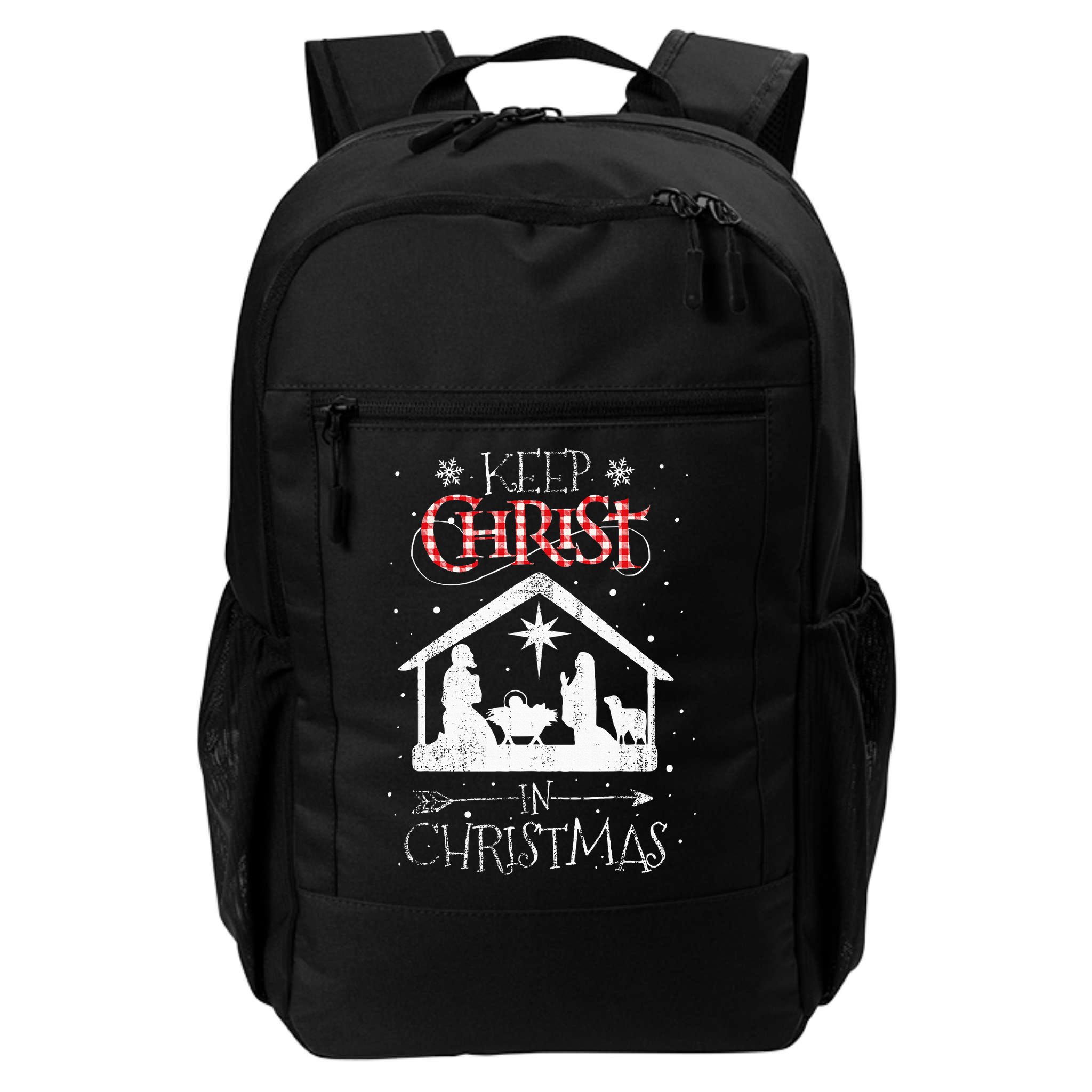 Keep Christ In Christmas Nativity Jesus Christian Christmas Backpack