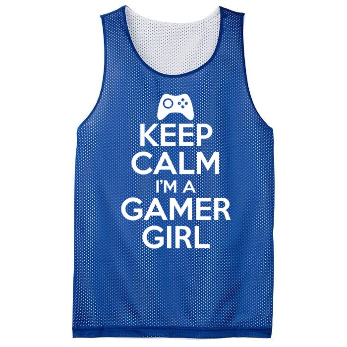 Keep Calm Im A Gamer Gift Mesh Reversible Basketball Jersey Tank