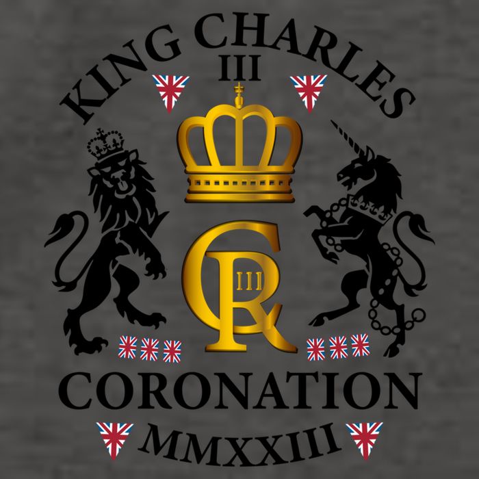 King Charles Iii British Monarch Royal Coronation May 2023 Gift Vector Backpack