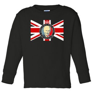 King Charles Iii Gifts Hrh Ciiir Welcome King Charles Iii Toddler Long Sleeve Shirt