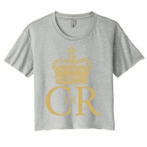 King Charles Iii Royal Coronation 2023 British Uk Monarch Cool Gift Women's Crop Top Tee