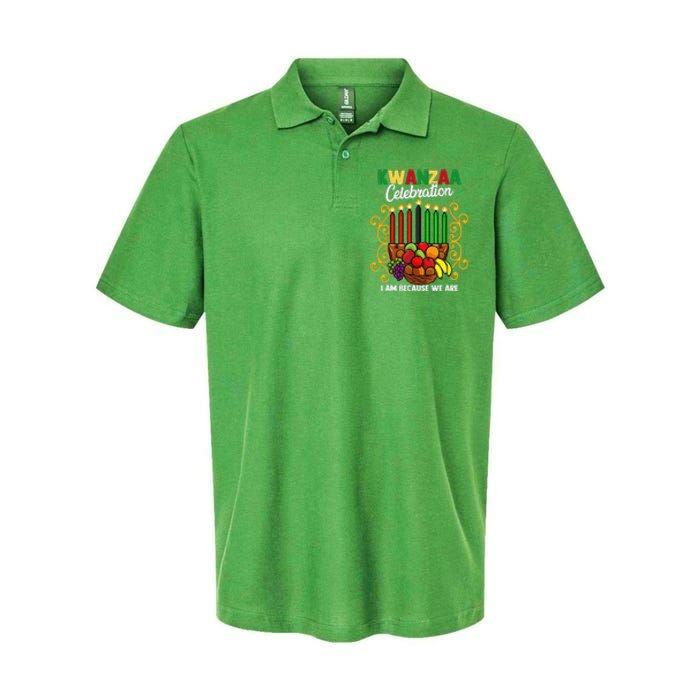 Kwanzaa Celebration I Am Because We Are Happy Kwanzaa Softstyle Adult Sport Polo