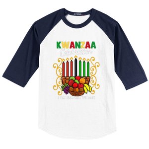 Kwanzaa Celebration I Am Because We Are Happy Kwanzaa Baseball Sleeve Shirt