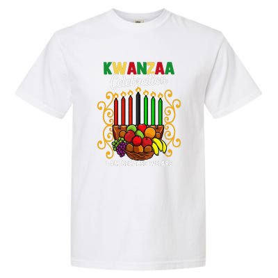 Kwanzaa Celebration I Am Because We Are Happy Kwanzaa Garment-Dyed Heavyweight T-Shirt