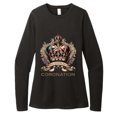 King Charles III British Monarch Royal Coronation Design Womens CVC Long Sleeve Shirt