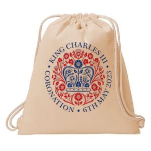 King Charles III Royal Family Coronation Women Men Drawstring Bag