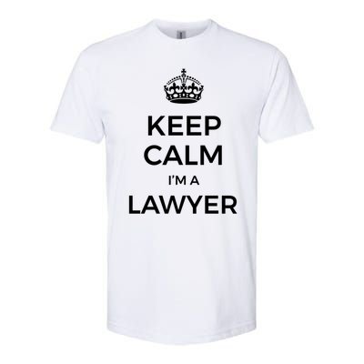 Keep Calm I'm A Lawyer Meaningful Gift Softstyle® CVC T-Shirt