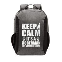 Keep Calm It's A Doberman Not A Freakin' Shark Dog Vector Backpack