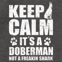 Keep Calm It's A Doberman Not A Freakin' Shark Dog Vector Backpack