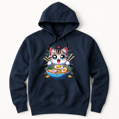 Kawaii Cat Japanese Anime Manga Cat Ramen Hoodie