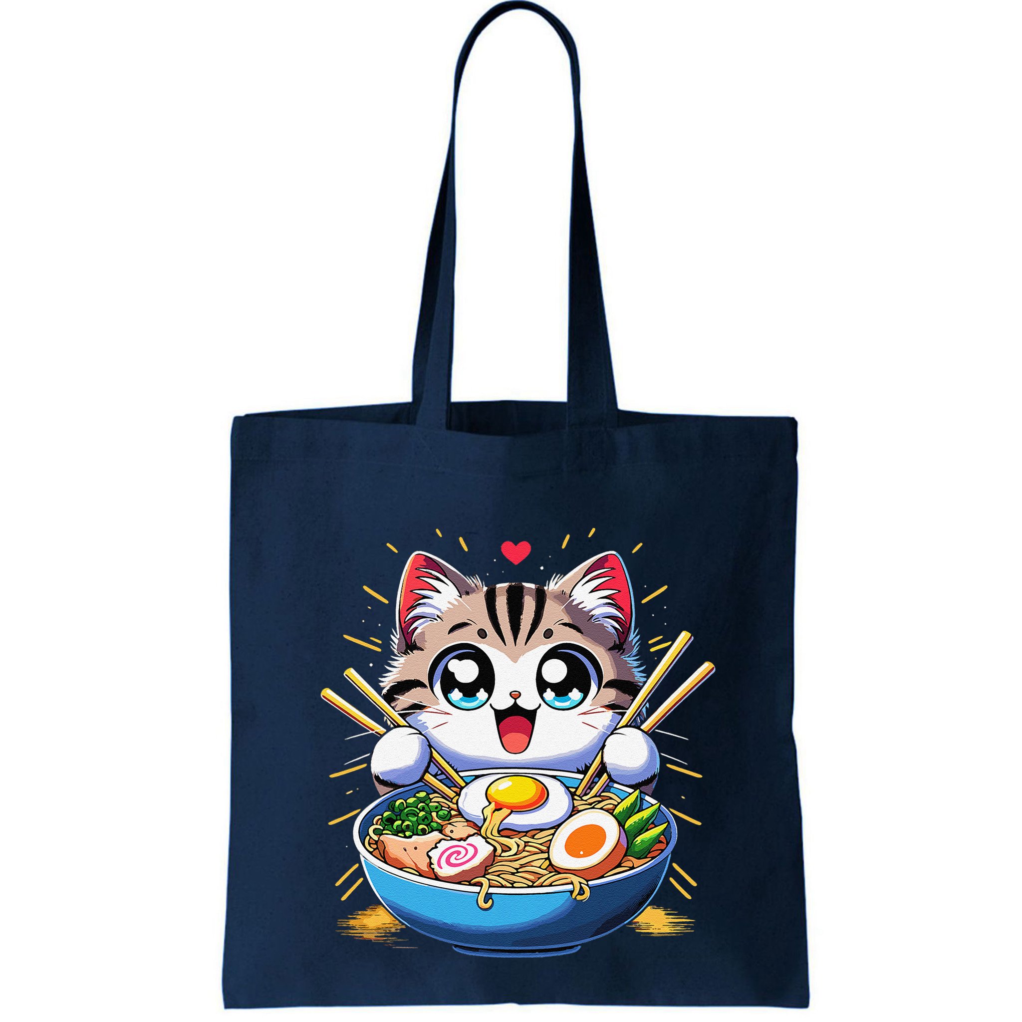 Kawaii Cat Japanese Anime Manga Cat Ramen Bag