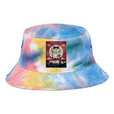 Kawaii Cat Japanese Tie Dye Newport Bucket Hat