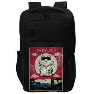 Kawaii Cat Japanese Impact Tech Backpack