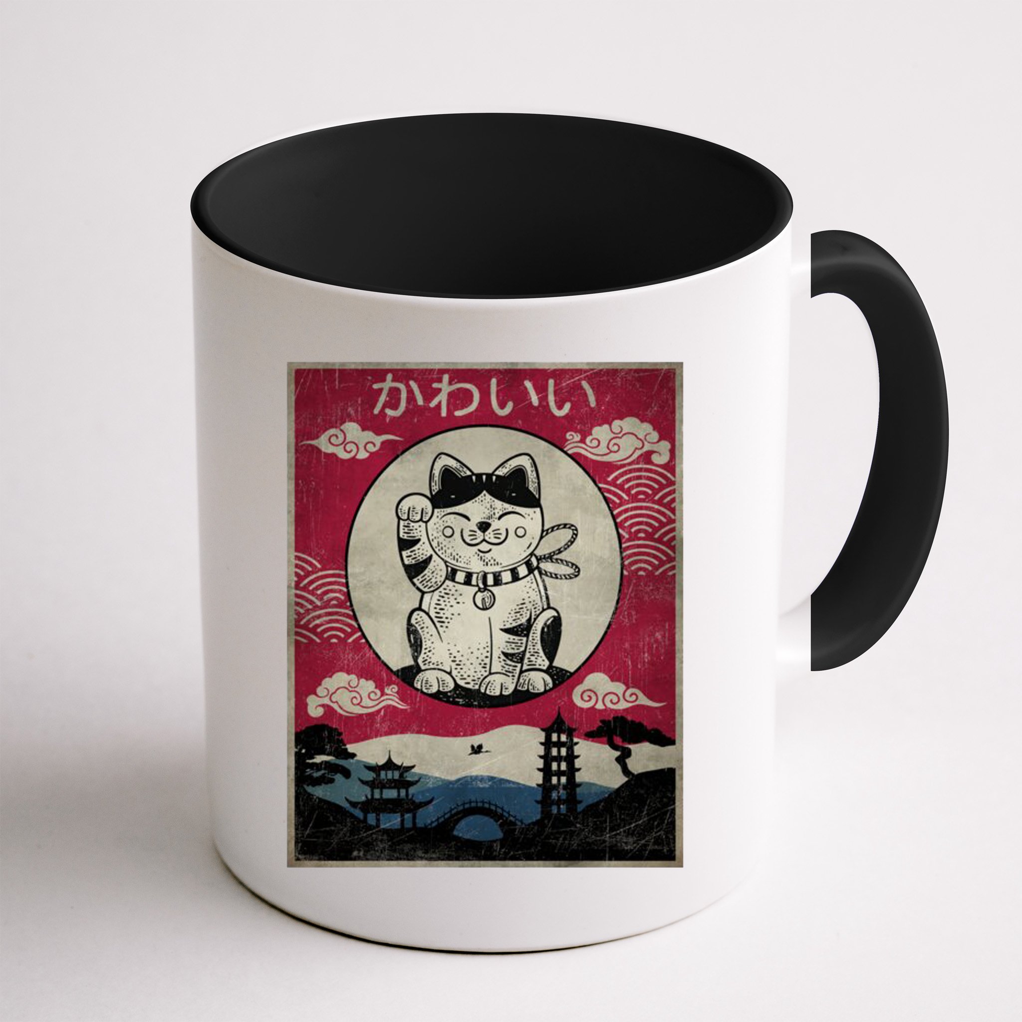 Kawaii Cat Japanese Mug