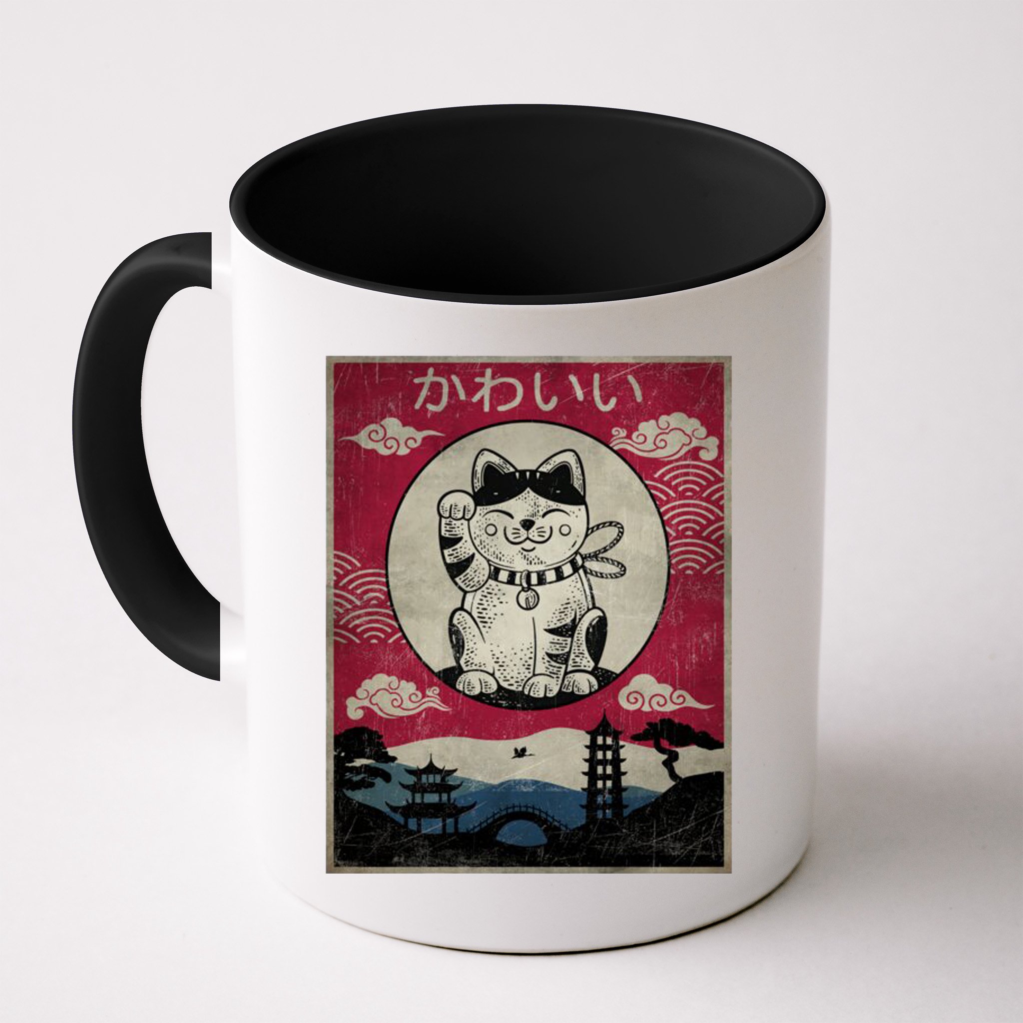 Kawaii Cat Japanese Mug