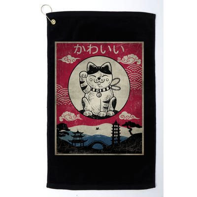Kawaii Cat Japanese Golf Towel