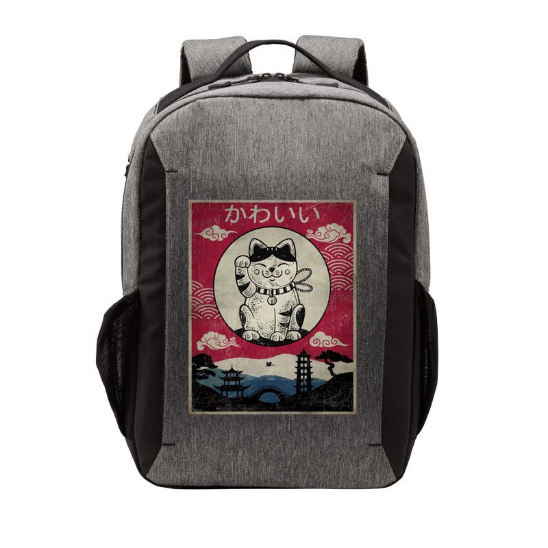 Kawaii Cat Japanese Vector Backpack