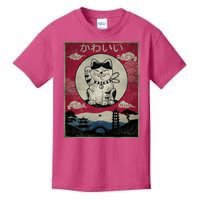 Kawaii Cat Japanese Kids T-Shirt