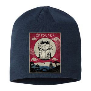 Kawaii Cat Japanese Sustainable Beanie