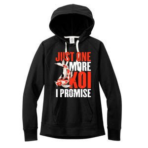 Koi Carp | Japanese Fish | Just One More Koi I Promise Women's Fleece Hoodie