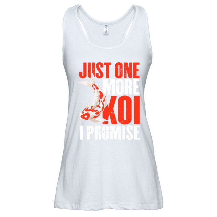 Koi Carp | Japanese Fish | Just One More Koi I Promise Ladies Essential Flowy Tank