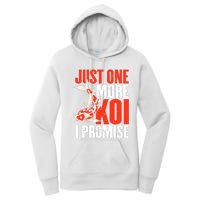 Koi Carp | Japanese Fish | Just One More Koi I Promise Women's Pullover Hoodie