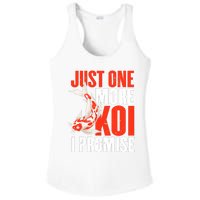 Koi Carp | Japanese Fish | Just One More Koi I Promise Ladies PosiCharge Competitor Racerback Tank