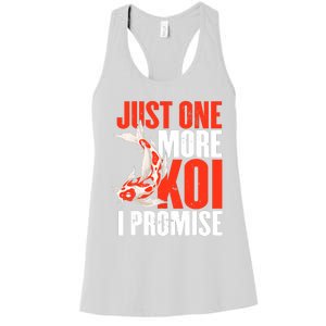 Koi Carp | Japanese Fish | Just One More Koi I Promise Women's Racerback Tank