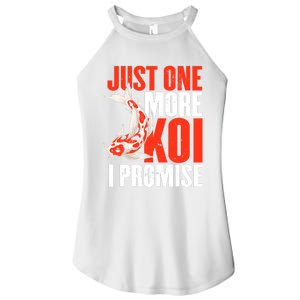 Koi Carp | Japanese Fish | Just One More Koi I Promise Women's Perfect Tri Rocker Tank