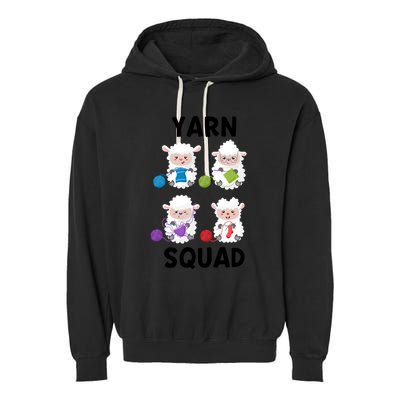 Knit Crochet Knitter Gift Crocheting Craft Knitting Lover Gift Garment-Dyed Fleece Hoodie