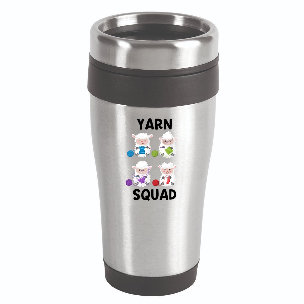 Knit Crochet Knitter Gift Crocheting Craft Knitting Lover Gift 16oz Travel Tumbler