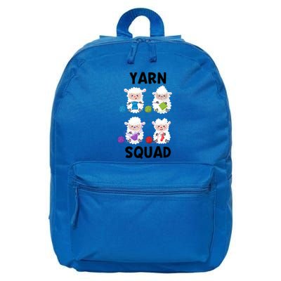 Knit Crochet Knitter Gift Crocheting Craft Knitting Lover Gift 16 in Basic Backpack