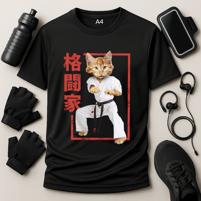 Karate Cat Cooling Performance Crew T-Shirt
