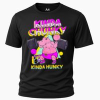 Kinda Chunky Kinda Hunky And Body Building Gym Cooling Performance Crew T-Shirt