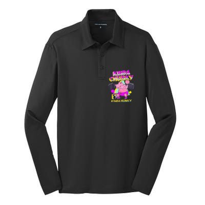 Kinda Chunky Kinda Hunky And Body Building Gym Silk Touch Performance Long Sleeve Polo