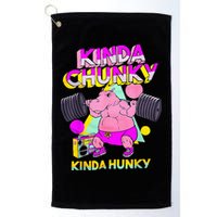 Kinda Chunky Kinda Hunky And Body Building Gym Golf Towel