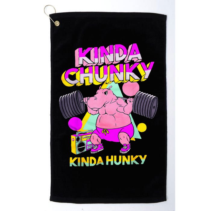 Kinda Chunky Kinda Hunky And Body Building Gym Golf Towel