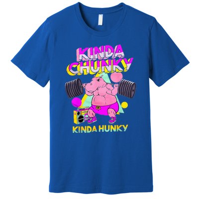 Kinda Chunky Kinda Hunky And Body Building Gym Premium T-Shirt