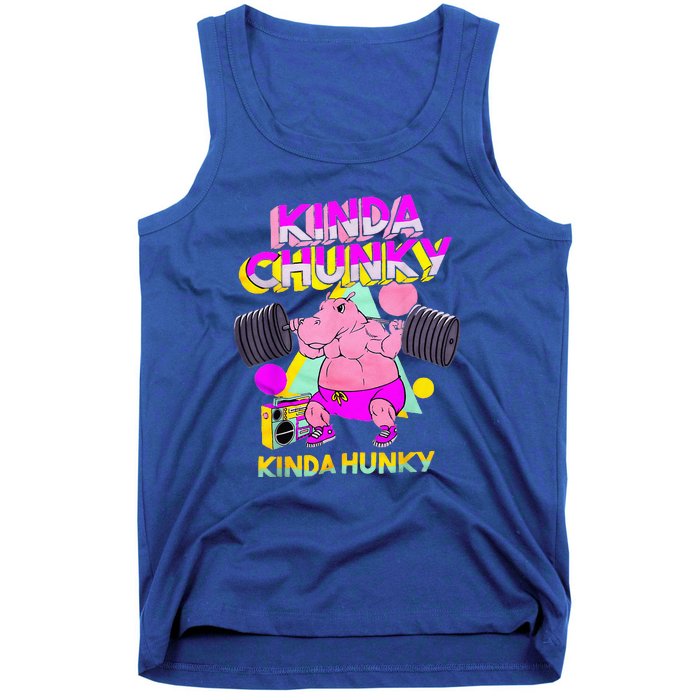 Kinda Chunky Kinda Hunky And Body Building Gym Tank Top