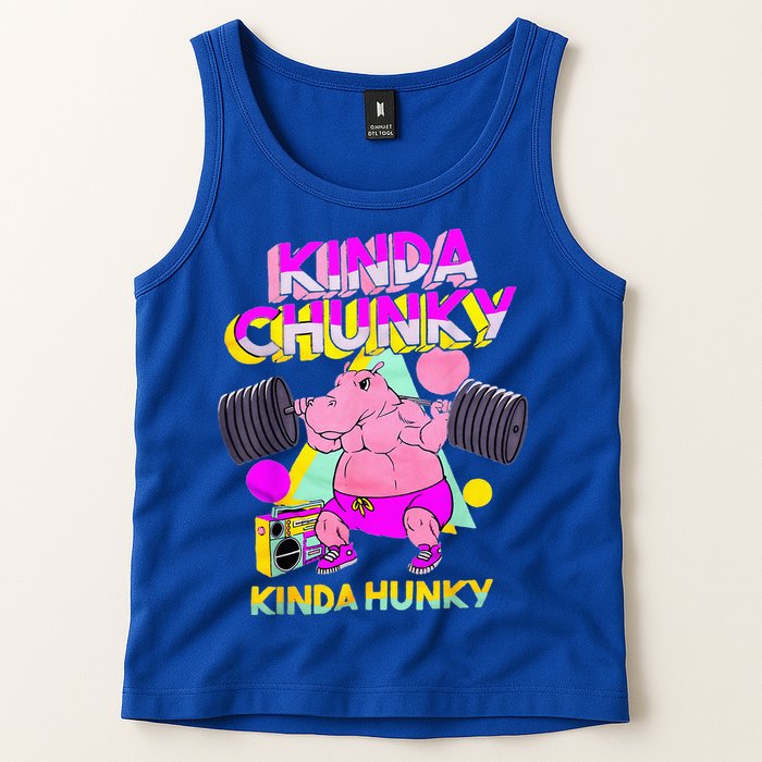 Kinda Chunky Kinda Hunky And Body Building Gym Tank Top