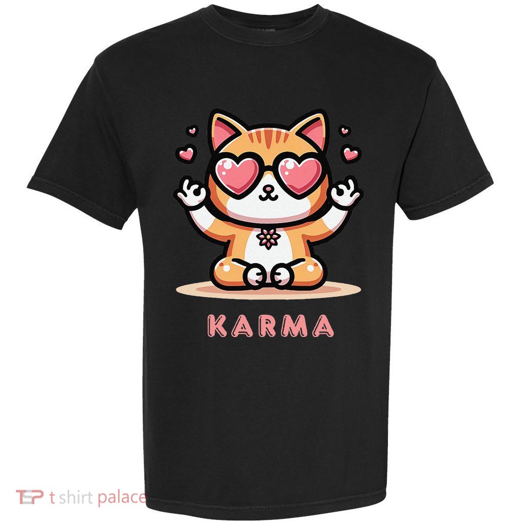 Karma Cat Garment-Dyed Heavyweight T-Shirt