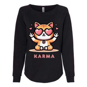 Karma Cat Womens California Wash Sweatshirt