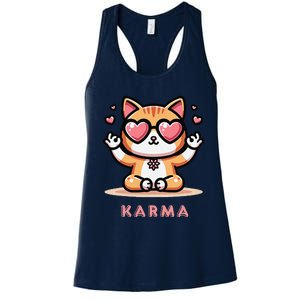 Karma Cat Women's Racerback Tank