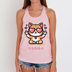 Karma Cat Women's Knotted Racerback Tank