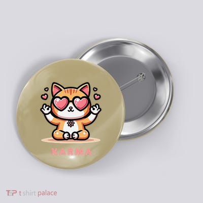 Karma Cat Button