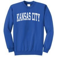 Kansas City Kansas Ks Vintage Athletic Sports Design Gift Sweatshirt