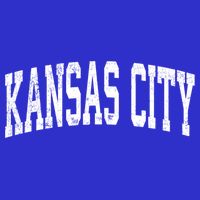 Kansas City Kansas Ks Vintage Athletic Sports Design Gift Button